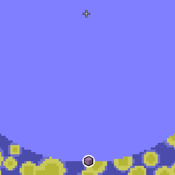 End biome map of seed 7906374076292 around the End, with the end city marked